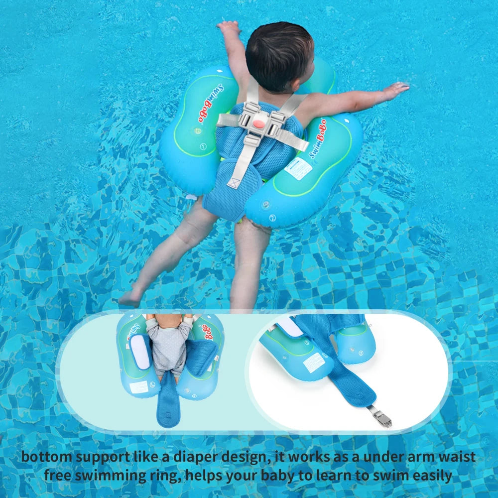 Inflatable Infant Pool Float with Canopy